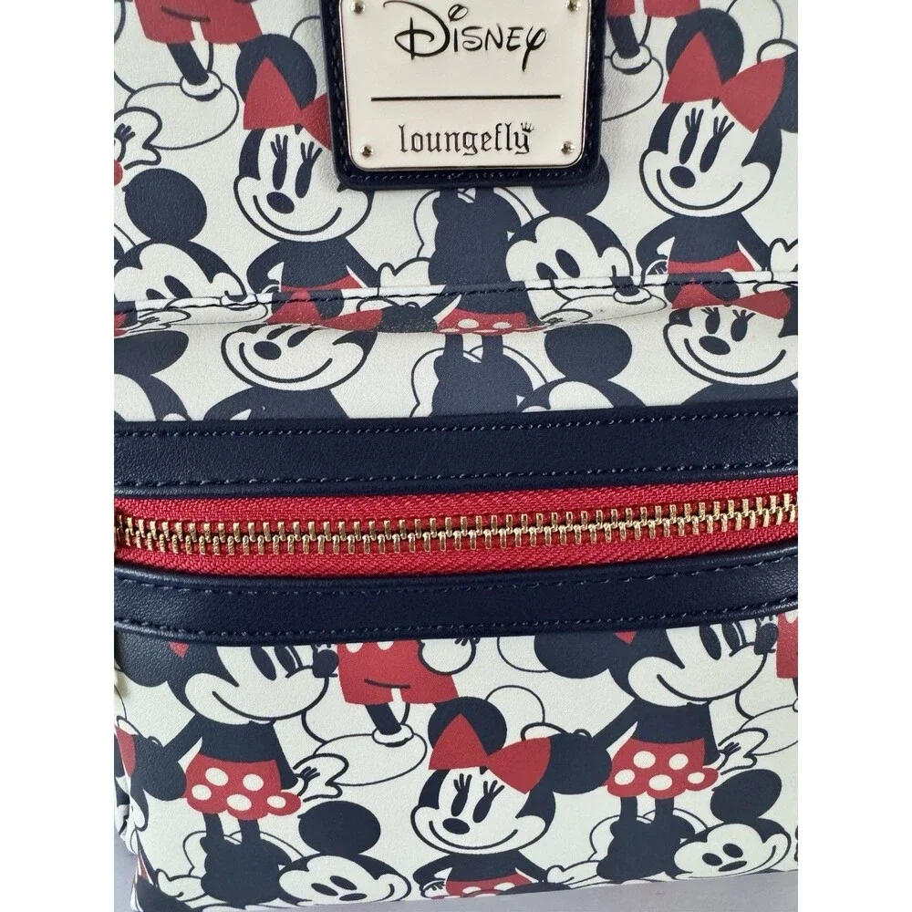 Disney Lounged Mickey Minnie Mouse Backpack